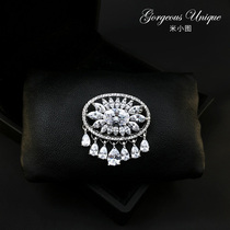 Mi Xiaotu Handle Premium Copper Zircon - diamond bra tip bra - bra - bra - bra accessories for female New Year Gift 403