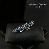 Crocodile Brrack Handle Mens Needle Simple Atmospheric Super Costume Costume Bust Accessories 588