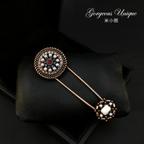 High-grade vintage shawl buckle womens coat brooch accessories Big Pin Pin 576