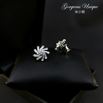 728 high-grade flash Diamond fixed clothes pin buckle anti-light mini brooch collar buckle accessories