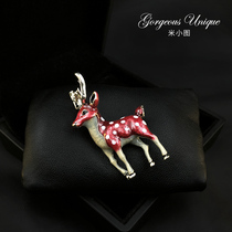 Christmas gift elk bra needle accessories for men and women 605