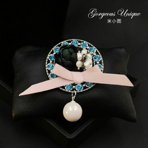 Vintage Joker cloth flower brooch female temperament corsage jacket pin cardigan Korea luxury atmospheric accessories 108