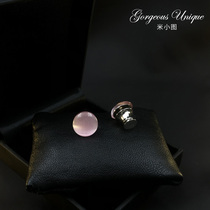 351 Cats Eye Stone fixed clothes pin Mini anti-light small brooch dress accessories invisible clasp