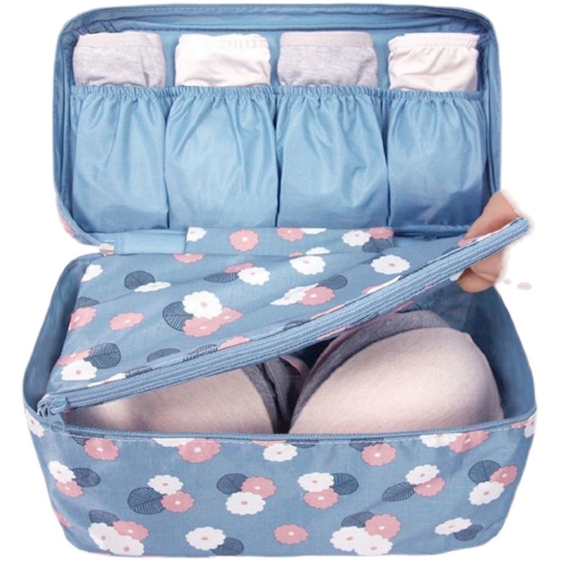 Travel underwear storage bag waterproof portable bra panty finishing bag large capacity bra box finishing bag bra bag