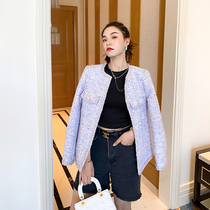 sandro tonali small fragrant wind jacket 2021 New French high-end socialite temperament tweed top female