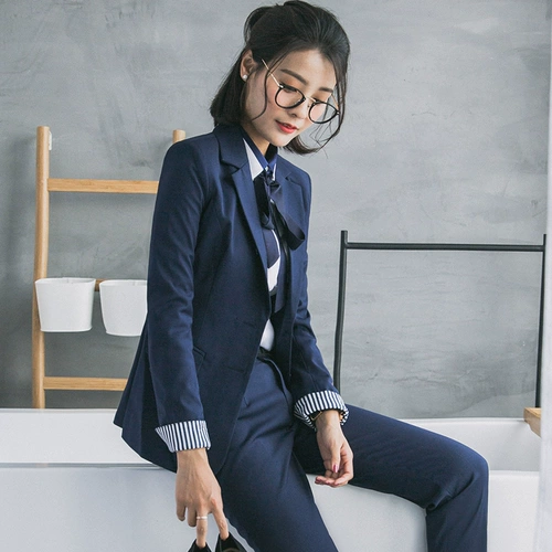 Осенний модный комплект, костюм, пиджак классического кроя, комбинезон, коллекция 2022