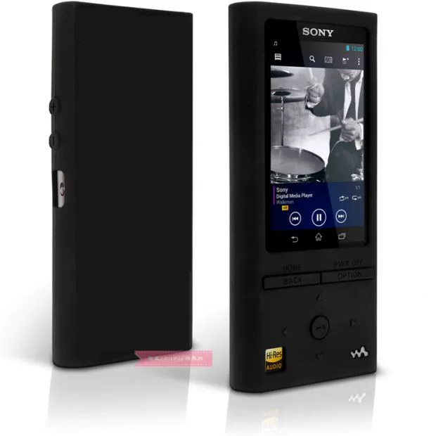 Ốp lưng bảo vệ SONY Sony Walkman NW-ZX100 Vỏ bọc silicon mềm chống trơn trượt - Trình phát TV thông minh