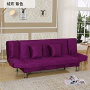 Sofa gấp có thể gập lại sử dụng kép căn hộ nhỏ đa chức năng 1,5 m 1,8 phòng khách đơn giản ba ghế sofa vải lười - Ghế sô pha