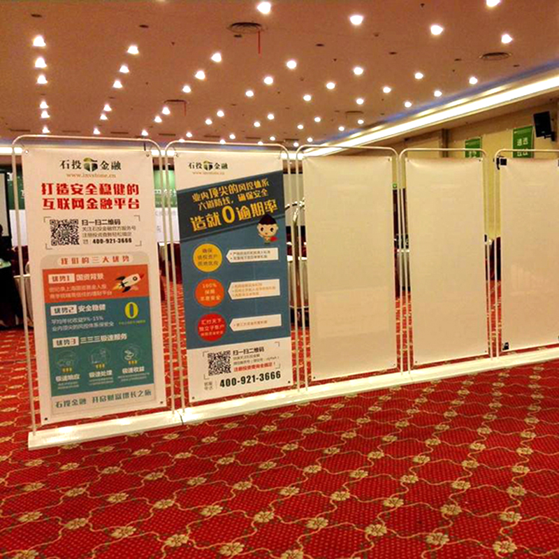 Door-type exhibition stand 80X180 vertical exhibition shelf X exhibition rack pull grid screen display Li Bao Poster Shelf Spray Painting