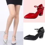 Высокая обувь, танцующие туфли, из натуральной кожи, тренд сезона, мягкая подошва