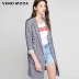 [Giá trị mùa thu và mùa đông] Vero Moda vá áo khoác dài 7 điểm tay áo rộng áo khoác nữ đẹp Business Suit