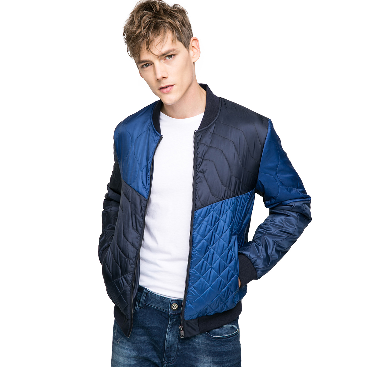 Blouson hiver pour homme SELECTIONNE  SLADE en Polyester - Ref 3115724 Image 1