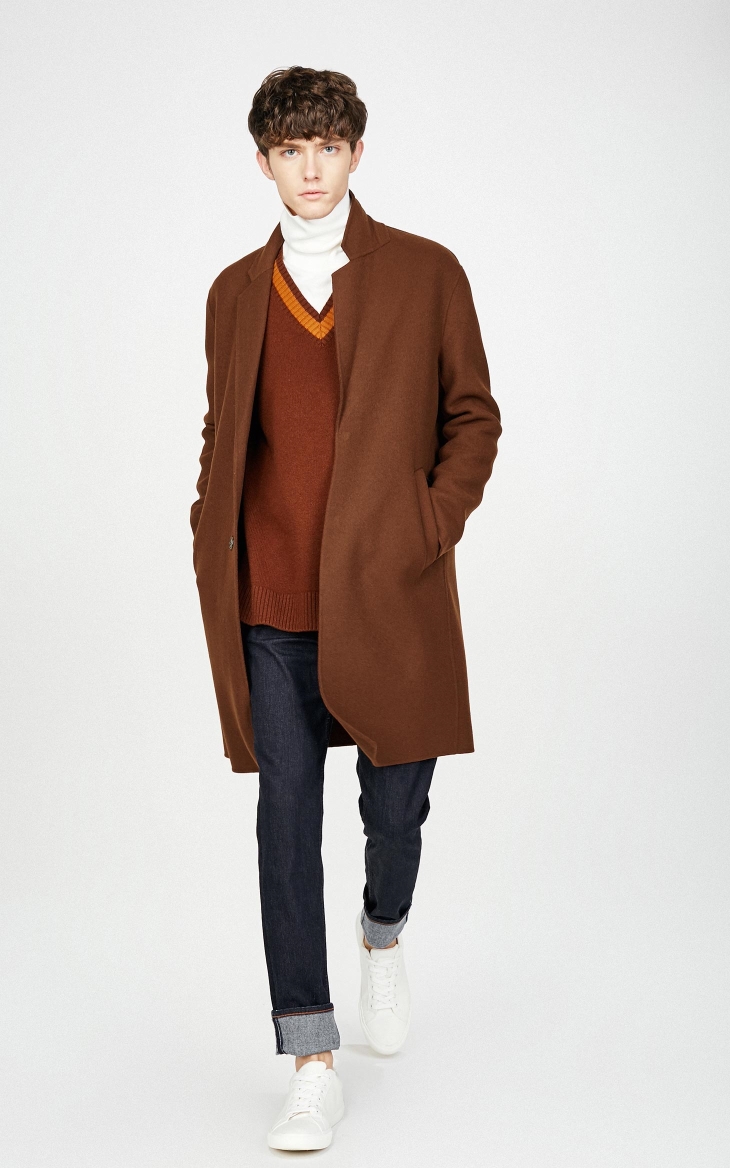 Dưới áo khoác len JackJones Jack Jones áo len E | 217327504 shop áo khoác nam