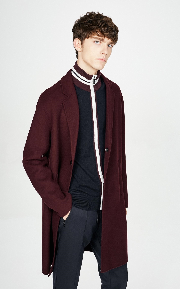 Dưới áo khoác len JackJones Jack Jones áo len E | 217327504 shop áo khoác nam