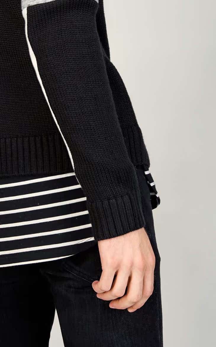 JackJones Jack Jones khâu áo len cổ đứng nhỏ áo len | 217325513 ao len nam