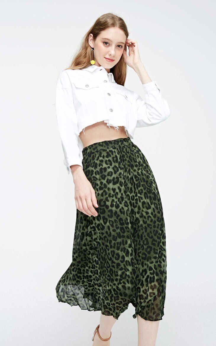 leopard skirt vero moda