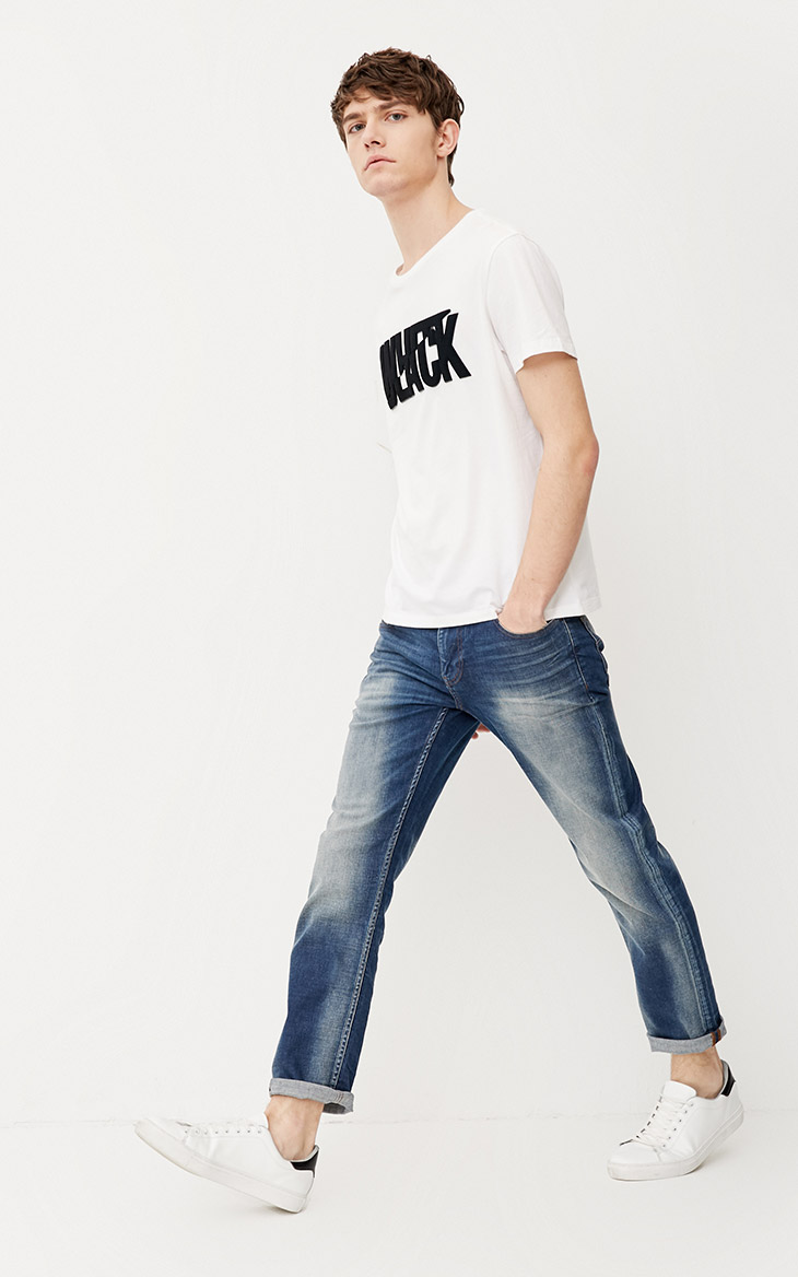 [3 miễn phí 1] JackJones Jack Jones Tencel mặc quần denim C | 217132565 phong cách thể thao nam