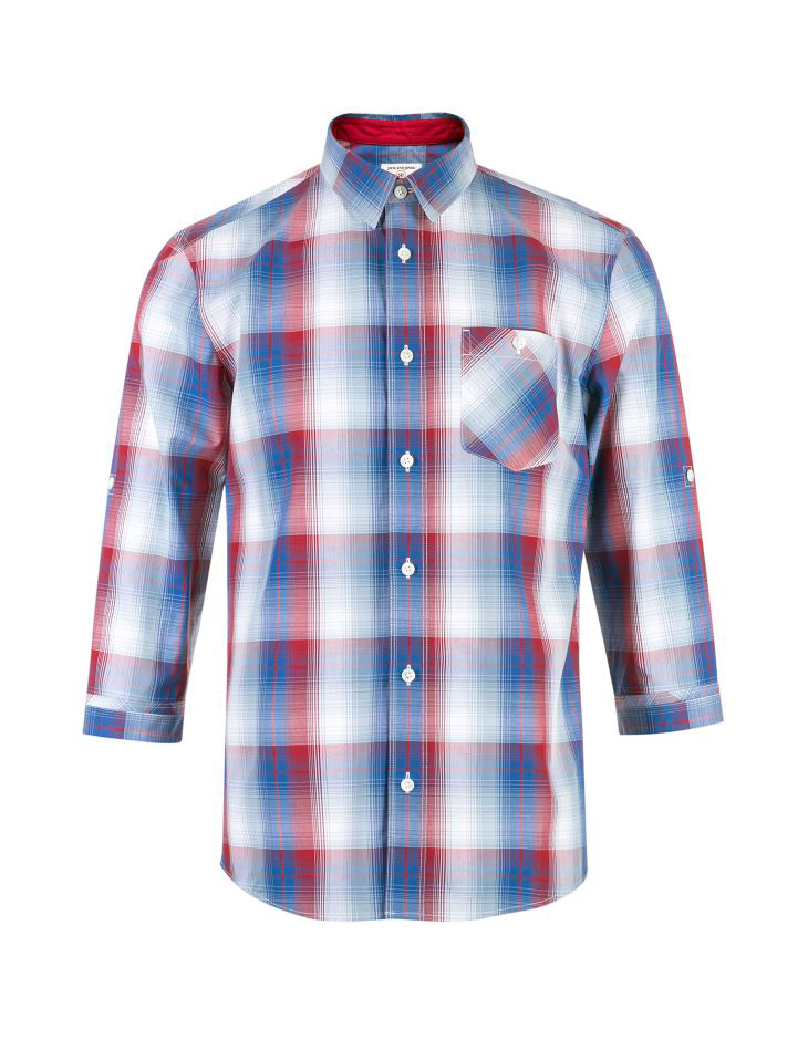 JackJones Jack Jones Kẻ sọc Áo sơ mi nam cắt cúp O | 217231512 mẫu áo sơ mi công sở