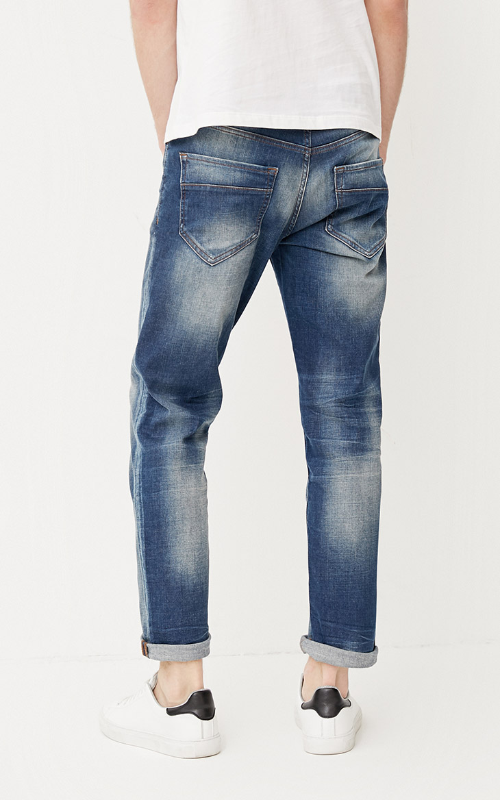 [3 miễn phí 1] JackJones Jack Jones Tencel mặc quần denim C | 217132565 phong cách thể thao nam