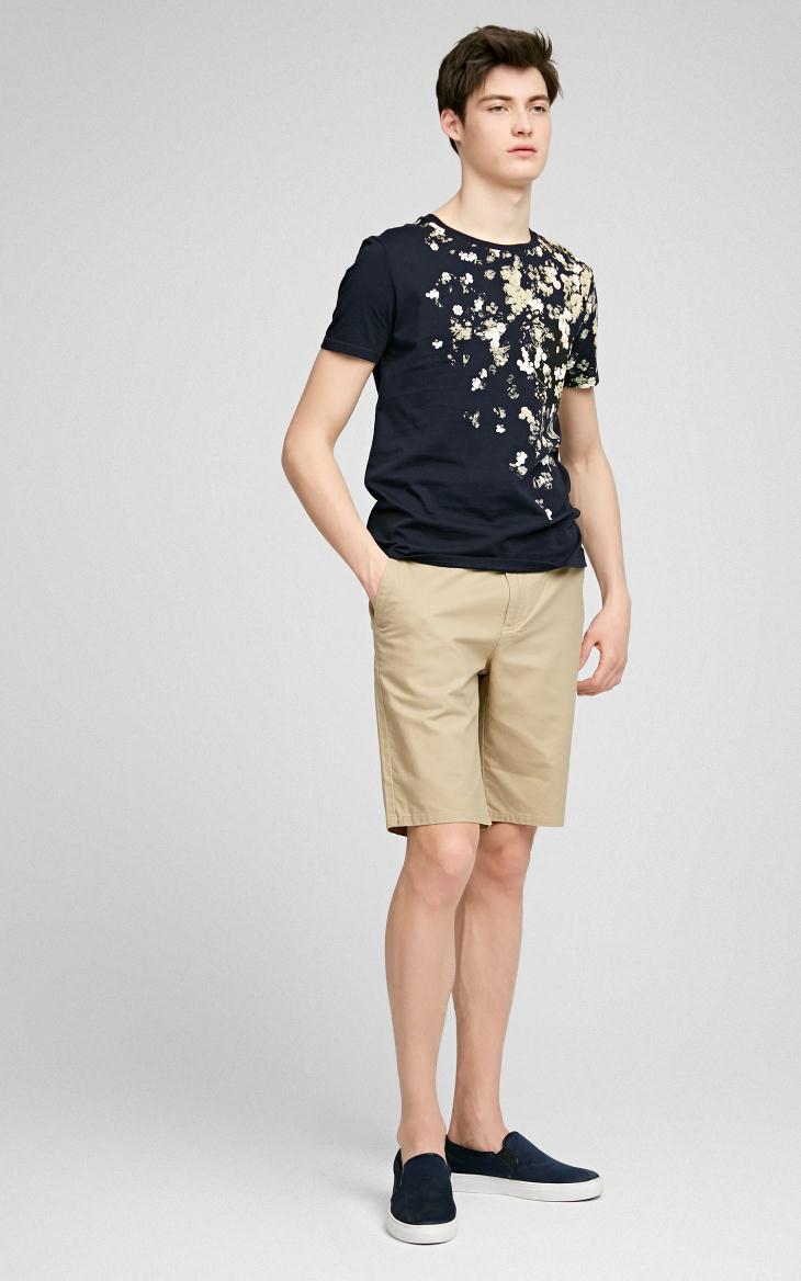 [3 miễn phí 1] CHỌN Slade cotton nam và vải lanh pha trộn quần short eo giản dị C | 417215515 quần jean nam đẹp