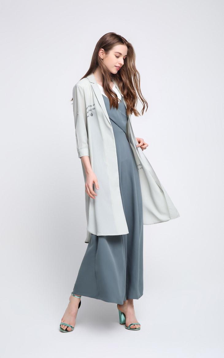 [3 miễn phí 1] Vero Moda in tay áo dài bảy điểm phù hợp với nữ | 317208510 vest đen nữ
