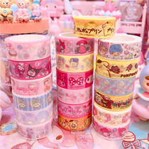 Cute Melody Gemini pudding dog strawberry new DIY hand account decoration tape paper Japanese paper tape