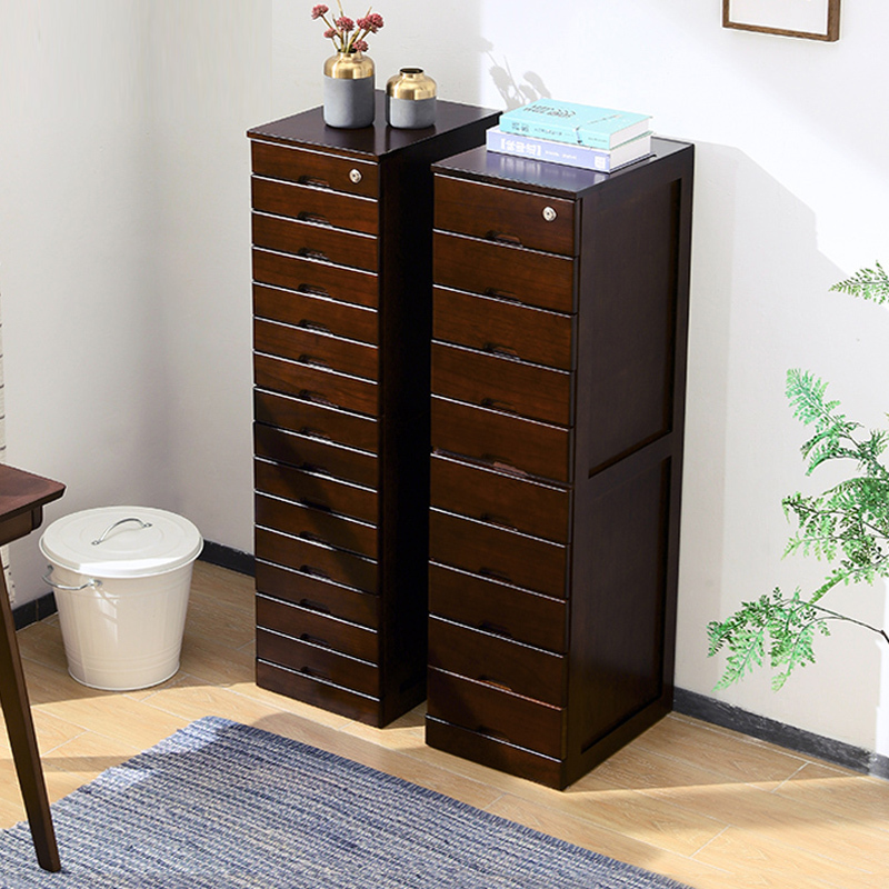 Solid Wood File Cabinet, Office Cabinet, Data Cabinet, Office Furniture, Filing Cabinet, Floor-Standing Multi-Layer Low Cabinet, Wooden Storage Cabinet