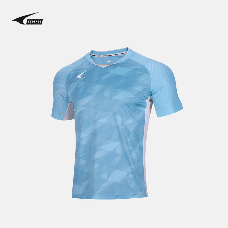 UCAN Rake Soccer Suit Short Sleeve Sweat-Driven Dry Top Competition Training Sport Breathable T-Shirt Jerseys customizable