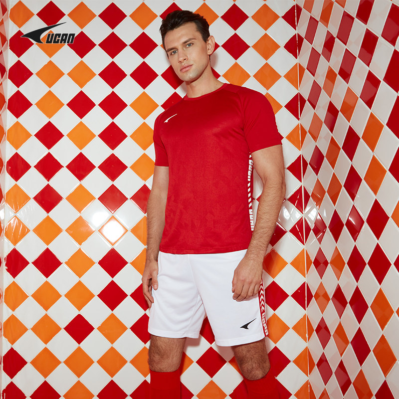 UCAN Sharp Football Suit Summer Adult Game Guide Sweatpants Short Sleeve Training Suit Custom-made to customize