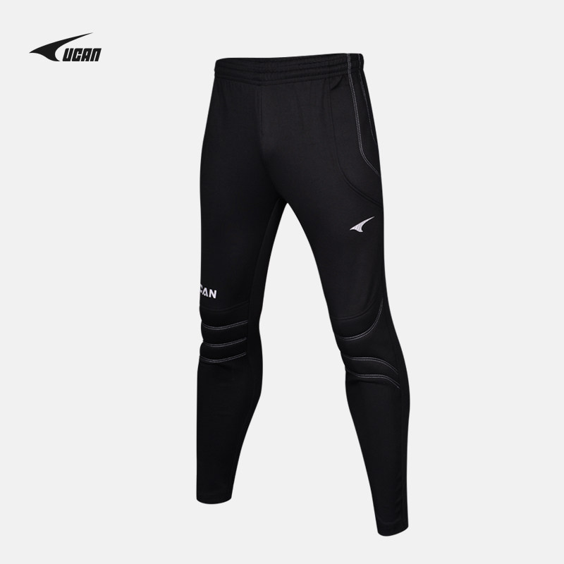 UCAN Ruike football goalkeeper pants goalkeeper knitted trousers breathable belt protection professional football training pedicure pants