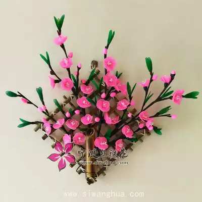 Dongli flower material simulation stockings DIY handmade ten li peach blossom learning package kit