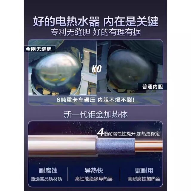 Haier EC6001-MC5U1 new large capacity 80 electric water heater household first-class energy efficiency energy saving fast heating MC5