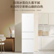 Haier Bcd-216Lhc3E0Wv Three-Door Refrigerator and Freezer Household Small Energy-Saving White Mini Refrigerator