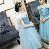 Aisha princess dress Ice Queen Pocahontas 2 childrens dress foreign style Aisha new version of the skirt Aisha dress summer