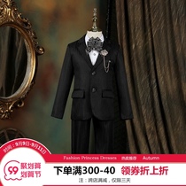 Childrens dress boy suit suit host dress flower girl birthday wedding British small suit piano performance suit