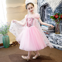 Childrens Clothing Girl Love Sa Skirt Ice Chic Edge Princess Dresses Girl Summer Dress Esha Children Birthday Gown