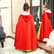 Christmas childrens clothing cloak Frozen red cloak out cloak windproof Frozen 2 Elsa