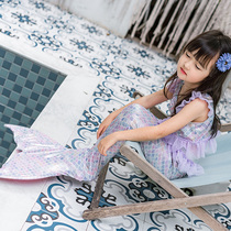 Children Mermaid Swimsuit Baby Princess Dress Man Fish Tail Clothing Girls Swimming Clothes Girls Swimsuit Set