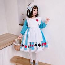 Girl Dress Cos Dress Cos Maid Day Ensemble Childrens Loretta Lolita Dress Full Princess Dress Fall
