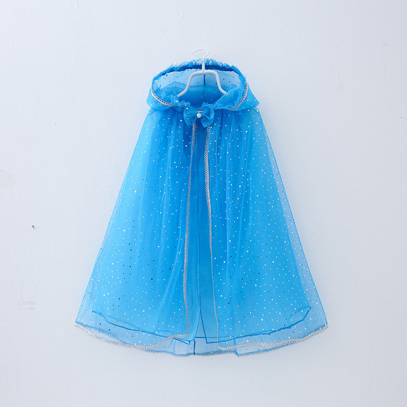 Children's shawl clothes girl ice and snow-edge Princess Aisha Close Witch cloak Halloween