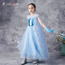 Frozen Aisha Princess Dress Girls New Dress dress Children Aisha dress genuine Aisha skirt summer