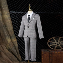 Boys dress 2021 new suit suit dress dress flower girl childrens wedding performance suit British
