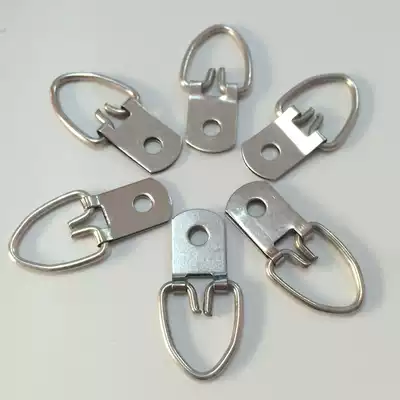 Photo frame hardware hook accessories Silver single hole monocular small ring hanging 500 photo frame frame hook