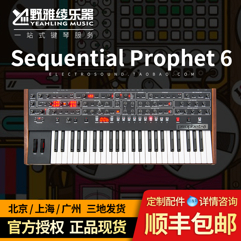 Sequential Prophet 6 5 10 Dave Smith pure analog synthesizer