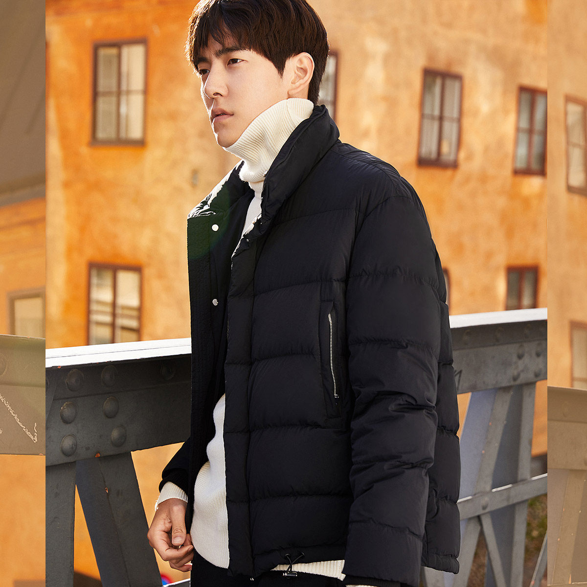 Blouson homme PEACEBIRD    en Nylon - Ref 3122846 Image 4