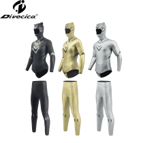 DIVecica Original 2023 New tasters Personalized Custom COS Black Panther Classic Two-piece free diving wetsuit