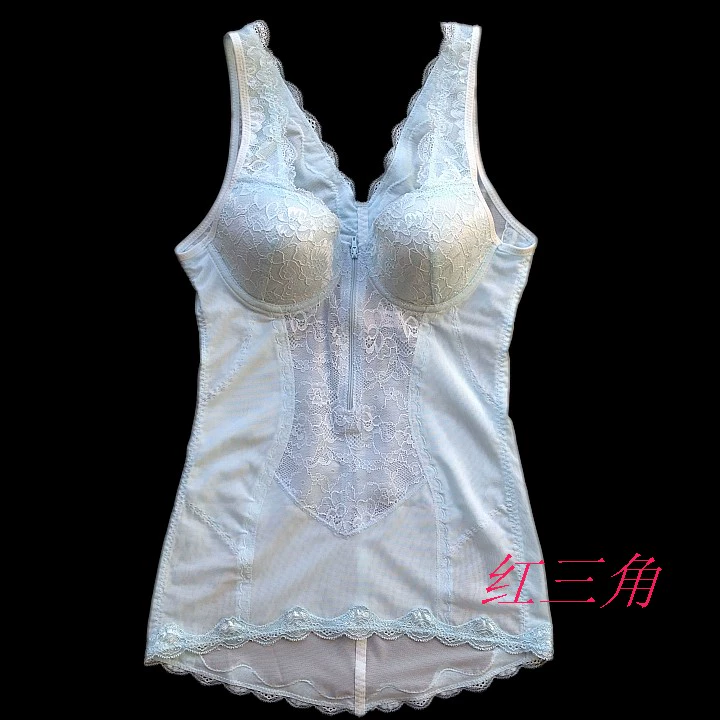 Giảm béo bụng eo eo nhựa cơ thể áo corset vest dài phần tập hợp dây đeo áo ngực mùa hè mỏng phần đồ lót