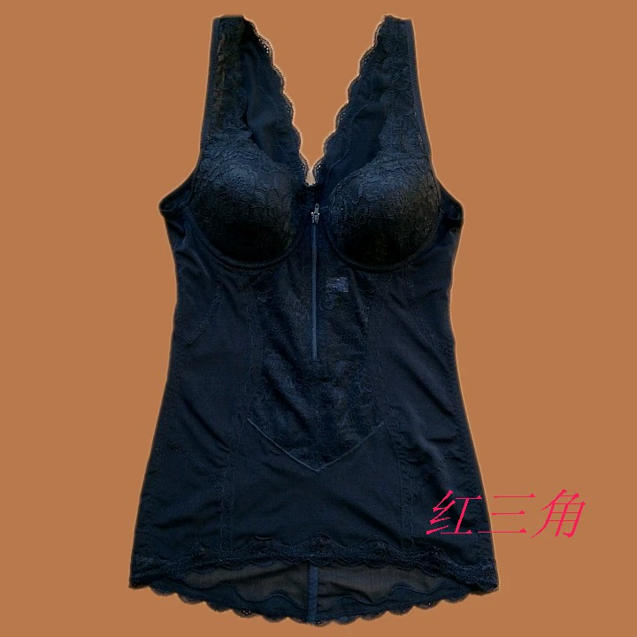 Giảm béo bụng eo eo nhựa cơ thể áo corset vest dài phần tập hợp dây đeo áo ngực mùa hè mỏng phần đồ lót