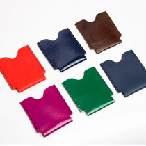 Dupont French special cigar cutter leather case cigar cutter head layer cowhide high-end leather case leather