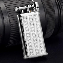 im corona Japanese crown lighter retro imported pipe oblique fire military lighter high appearance windproof